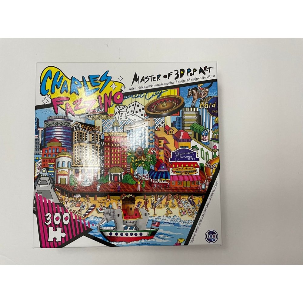 NIB Charles Fazzino 300 Piece Puzzle